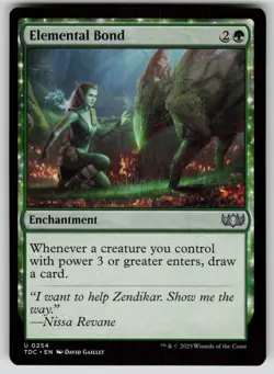 Elemental Bond Normal U Commander: Tarkir: Dragonstorm 254 NM - Image 1