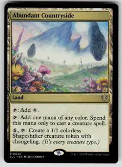 Abundant Countryside Normal R Commander: Lorwyn Eclipsed 22 NM - Image 1