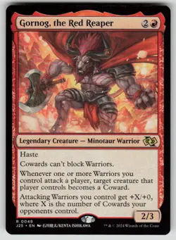 Gornog, the Red Reaper (Anime) R Foundations Jumpstart 49 NM - Image 1