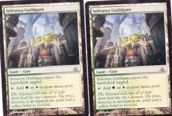 Selesnya Guildgate Dragon's Maze Magic the Gathering MTG x2 - Image 1