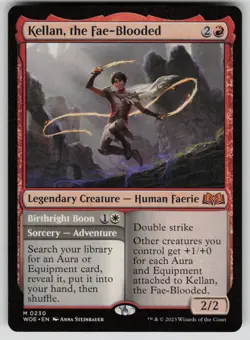 Kellan, the Fae-Blooded Normal M Wilds of Eldraine 230 NM - Image 1