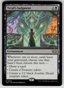 Teval's Judgment Normal R Commander: Tarkir: Dragonstorm 28 NM - Image 1