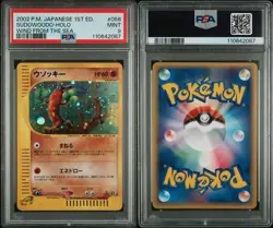 Pokemon Sudowoodo Holo 1st Edition 058/087 Wind From The Sea 2002 PSA 9 - Image 3