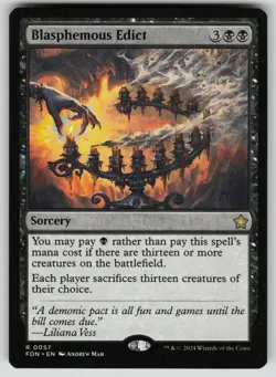 Blasphemous Edict Normal R Foundations 57 NM - Image 1