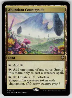 Abundant Countryside Normal R Commander: Lorwyn Eclipsed 22 NM - Image 1