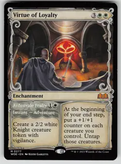 Virtue of Loyalty (Showcase) Normal M Wilds of Eldraine 277 NM - Image 1