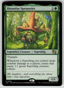 Shroofus Sproutsire (Anime) Normal R Foundations Jumpstart 54 NM - Image 1