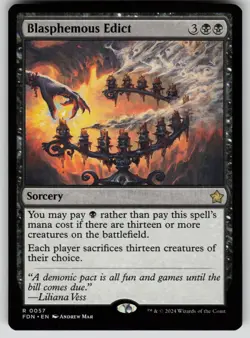 Blasphemous Edict Normal R Foundations 57 NM - Image 1