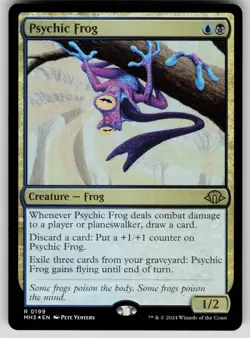 Psychic Frog Foil R Modern Horizons 3 199 NM - Image 1