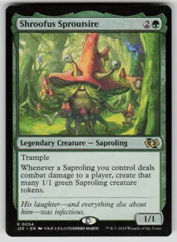 Shroofus Sproutsire (Anime) Normal R Foundations Jumpstart 54 NM - Image 1