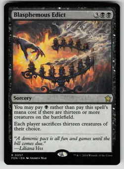 Blasphemous Edict Normal R Foundations 57 NM - Image 1