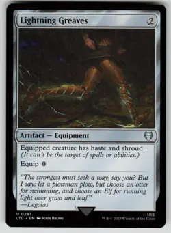 Lightning Greaves U The Lord of the Rings 281 NM - Image 1