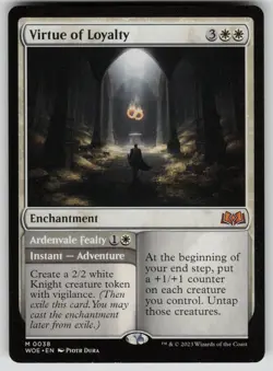 Virtue of Loyalty Normal M Wilds of Eldraine 38 NM - Image 1