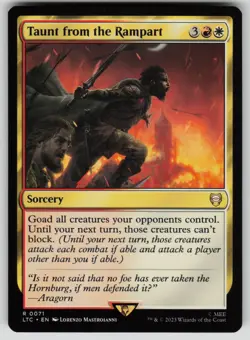 Taunt from the Rampart Normal R The Lord of the Rings 71 NM - Image 1