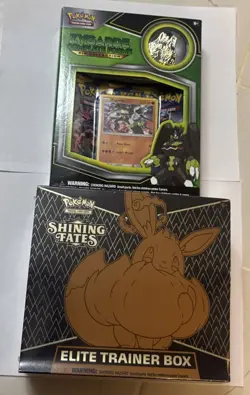 Pokemon Zygarde Pin Collection & Shining Fates ETB Bundle - Factory Sealed - New - Image 1