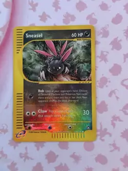 Sneasel 110/147 Aquapolis Reverse Holo Pokemon TCG E Reader WOTC NM - Image 1
