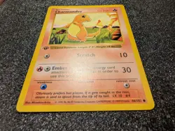 Base Set Charmander 67/102 [ Shadowless / 1st Edition ] Pokemon Card - Image 5