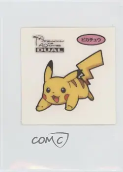 Pikachu Japanese Daiichi Pokemon Bread Deco Chara Stickers The Movie DUAL - Image 1