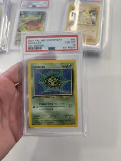 Spinarak PSA 10 1st Ed Neo Discovery #64 Pokemon - Image 1