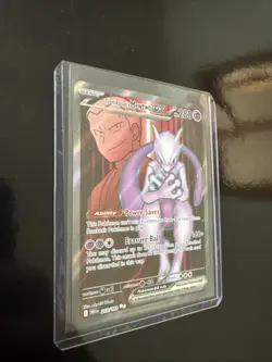 Pokemon TCG - Sv10: Destined Rivals Holo Team Rocket's Mewtwo EX 213/182 - NM/M! - Image 1