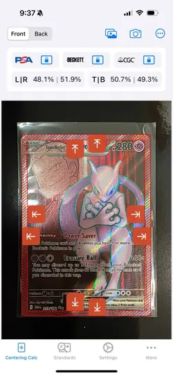 Pokemon TCG - Sv10: Destined Rivals Holo Team Rocket's Mewtwo EX 213/182 - NM/M! - Image 3