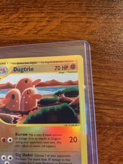 POKEMON DUGTRIO REVERSE HOLO FOIL 52/144 SKYRIDGE ENGLISH NM - RARE E READER - Image 4