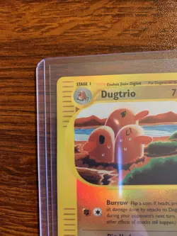 POKEMON DUGTRIO REVERSE HOLO FOIL 52/144 SKYRIDGE ENGLISH NM - RARE E READER - Image 5
