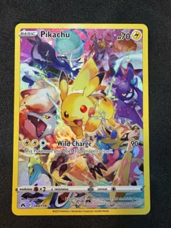 Pokemon Pikachu 160/159 Crown Zenith Secret Rare Holo 2023 Basic Lightning 70 HP - Image 1