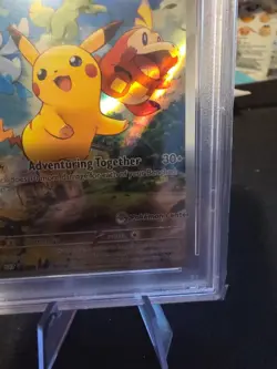 2023 POKEMON PALDEA EVOLVED POKEMON CENTER ETB PROMO SVP EN #027 PIKACHU PSA 9 - Image 4