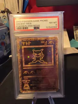 2000 POKEMON GAME MOVIE POKEMON 2000 MOVIE ANCIENT MEW PSA 8 - Image 1