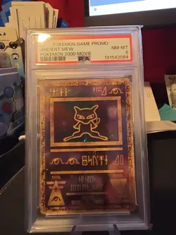2000 POKEMON GAME MOVIE POKEMON 2000 MOVIE ANCIENT MEW PSA 8 - Image 3