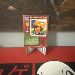 1999 Topps Pokemon TV Animation Edition Series 1, #TV1, Ash Ketchum Regular - Image 2