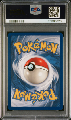 1999 POKEMON FOSSIL #10 LAPRAS - HOLO PSA 8 - Vintage WOTC - Image 2