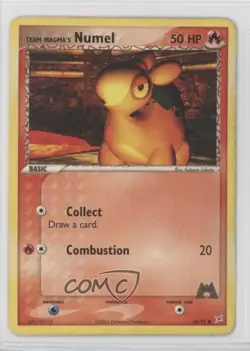 Team Magma's Numel Pokemon EX Magma vs Aqua #64 2004 - Image 1