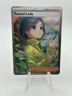 Pokemon TCG Parasol Lady Trainer 255/182 - Image 1