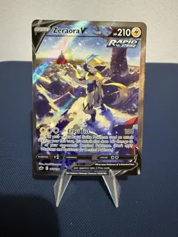 Pokemon Chilling Reign Zeraora V 166/198 Alternate Alt Full Art NM - Image 1