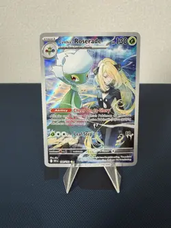 Pokemon TCG Cynthias Roserade - Illustration Rare - Destined Rivals - 184/182 NM - Image 1