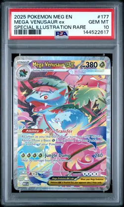 Mega Venusaur Ex - Pokemon Mega Evolution #177 PSA 10.0 - Image 1