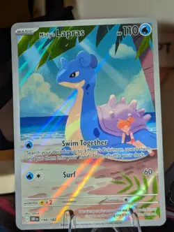 2025 POKEMON DESTINED RIVALS 194/182 MISTY'S LAPRAS ILLUSTRATION RARE - Image 2