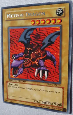 Yugioh 1x Meteor Dragon MDP2-EN008 Rare Limited Ed McDonald's Promo Near Mint - Image 3