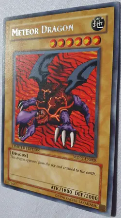 Yugioh 1x Meteor Dragon MDP2-EN008 Rare Limited Ed McDonald's Promo Near Mint - Image 4