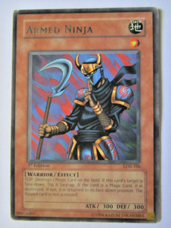 Yugioh! Armed Ninja Lob-106 1st Ed Rare Hard Play!! - Image 1