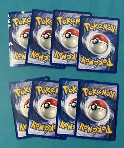 Pokemon TCG: Base Set Lot with Ivysaur, Regular, English, HP/DMG (8 Cards) - Image 2