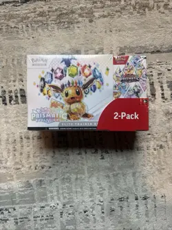 Pokemon TCG Costco Prismatic Evolutions ETB Booster Bundle 2-Pack, Sealed - Image 1