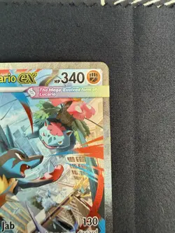 Mega Lucario ex Pokemon Card (Mega Evolution 179/132) SIR MINT - Image 3