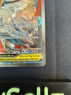 Mega Lucario ex Pokemon Card (Mega Evolution 179/132) SIR MINT - Image 4