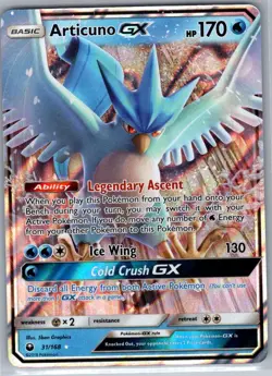 Articuno GX 31/168 SM - Celestial Storm - Pokemon Card - NM - Image 1