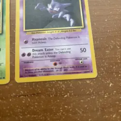 Pokemon TCG Base Set Trading Cards - Weedle 69/102 & Haunter 29/102 HP - Image 5