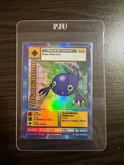 Otamamon Series 1 Starter ST-24S Holo Vintage Digimon CCG Card - Image 3