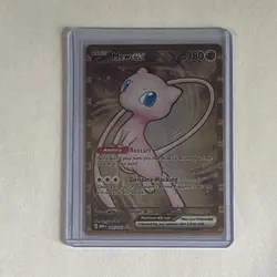 Mew ex Gold Metal Card NM 205/165 Scarlet & Violet 🔥151 Pokemon Card 🔥 - Image 1